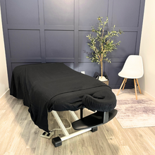 Load image into Gallery viewer, Flannel 3 piece sheet set- Black